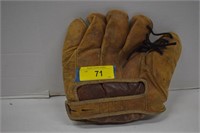 Vintage Leather Baseball Glove