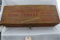 Handy Man Tool Chest Dove Tailed Box (Empty)