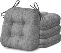 Shinnwa Foam Chair Cushions 16.5x16.5x3.5  4Pk
