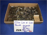 200+ MIXED LOT OF LIVE AMMO ROUNDS