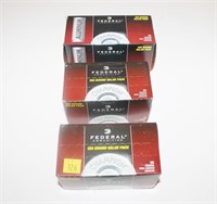 3- Boxes Federal 100 round value packs 45 Auto