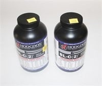 2- Hodgdon BL-C (2) 1 lb. bottles of rifle powder