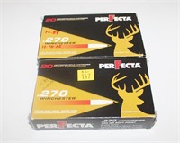 2- Boxes Perfecta .270 WIN 130-grain soft point