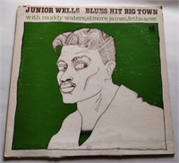 Rare Junior Wells Blue Hits Big Town LP DL-640 EX+