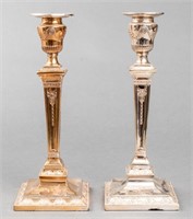 English H. Fisher & Co. Candle Stick Holders, Pair