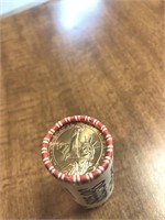 Roll of Statue of Liberty gold coins