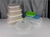 ASSORTED STORAGE CONTAINERS