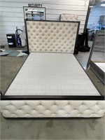 Queen size bed and box spring-no mattress