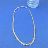 Sterling Necklace 19"  15.7g