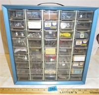 Organizer Full of Stuff: Fasteners, Wire nuts, bit