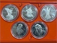 Cdn 5 Coin Indian Heritage Series Set