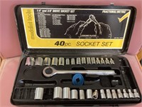 SOCKET SET 1/4" & 3/8" DRIVE