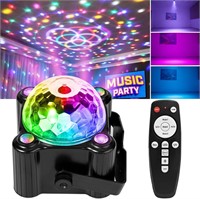 READ Disco Ball Party Lights Sound Activated