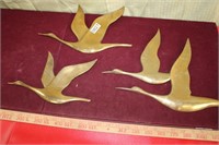 Solid Brass Geese