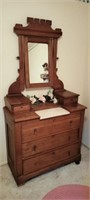Victorian Era Dresser with Marble Insert