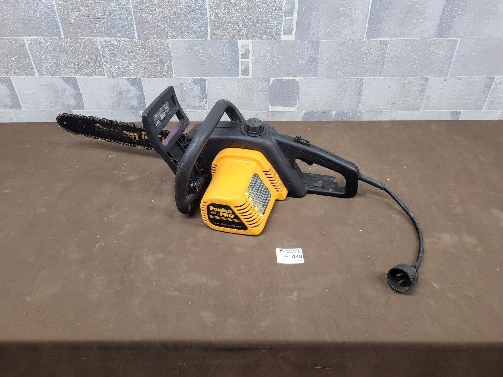 Poulan Pro electric chain saw