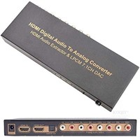 4K HDMI to HDMI 7.1 Audio Converter DAC Lpcm HDMI