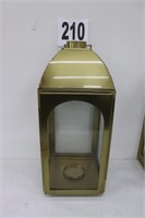 Large Metal/Glass Lantern (Approx. 19" Tall)