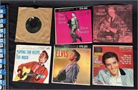 6 Elvis 45rpm records