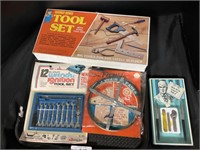 NOS Tool Sets, Handy Andy Kids Tool Sets.