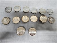 Large lot of Canadian Dollar Coins 30 total