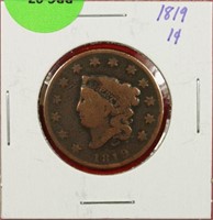 1819 Coronet Large Cent G
