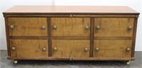 LOW Long Dresser with 6-DEEP Drawers