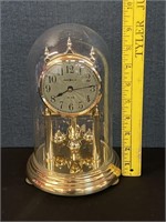 Howard Miller Glass Dome Clock Dual Chime