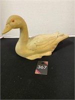 11" Wood Carved Duck
