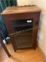 3 sided glass display cabinet