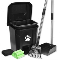 Dog Pooper Scooper, Outdoor Dog Poop Trash Can