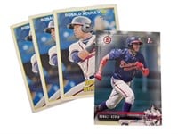 4 Topps Heritage Bowman 1st Ronald Acuna Jr Cards
