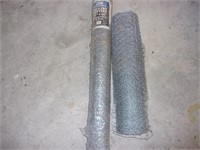 2 Rolls of Galvanized Poultry Netting