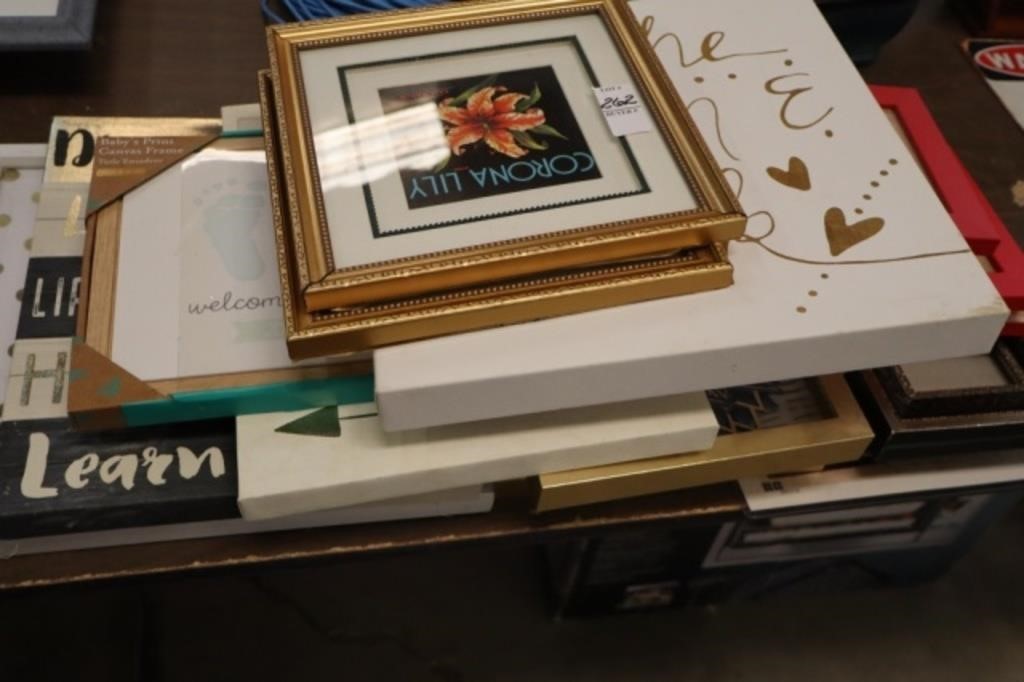 PICTURE FRAMES AND OTHER