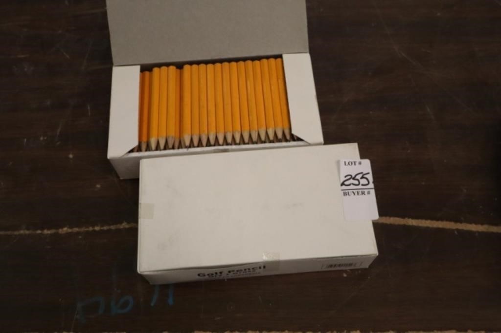 TWO BOXES OF PENCILS
