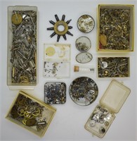 Large Lot of Assorted Watch Parts - Hands & More!