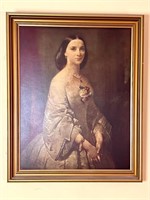 LITHO OF ERICH CORRENS "SOUTHERN BELLE"