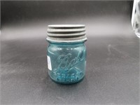 Blue Perfect Mason Jar