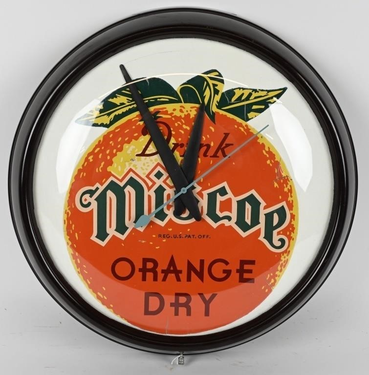 MISCOE ORANGE DRY ELECTRIC CLOCK