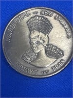 1968 Krewe of Iris Mardi Gras coin