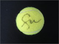 SERENA WILLIAMS SIGNED TENNIS BALL WITH COA
