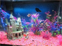 New- Aquarium Stones Pink + Blue 1.7 KG