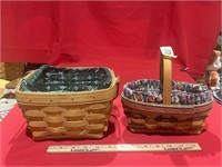 2 Longaberger baskets