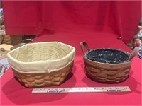 2 Longaberger baskets