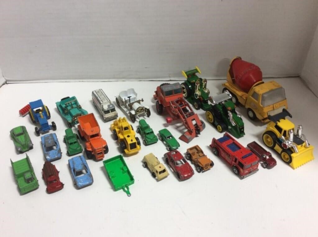 Die-cast Cars: Ertl John Deere, Tonka, Tootsie