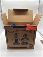 LE raggedy ann / andy. Fisher price.