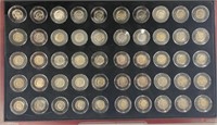 1962-2014 Roosevelt Dime Collection in Box