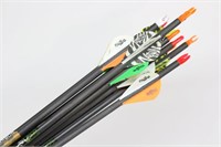 (11) Carbon Hunter Arrows with Blazer Vanes