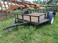 1998 6' X10' STEEL DECK TILT TRAILER