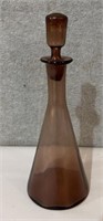 Vintage Italian Art Glass decanter bottle - appx